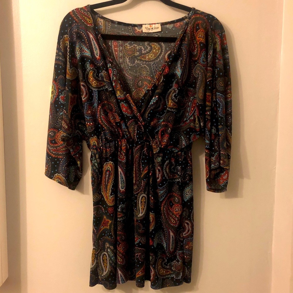 The Zig Zag Stripe Kimono Top OS